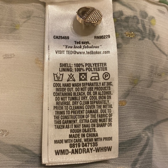 Ted Baker London dress size 3 - Picture 7 of 7